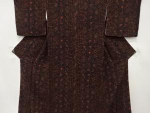 花更紗模様　小紋着物